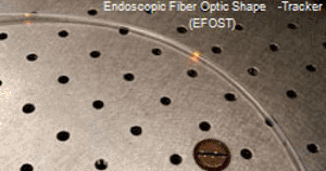 Image: Quantum dots lighting up with the EFOST (Photo courtesy of Tufts University).